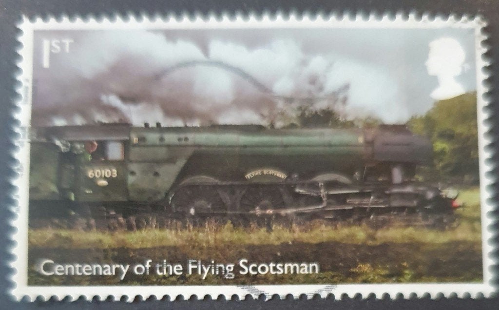 279-26 Engeland / Centenary of Flying Scotsman, Verzenden, Gestempeld