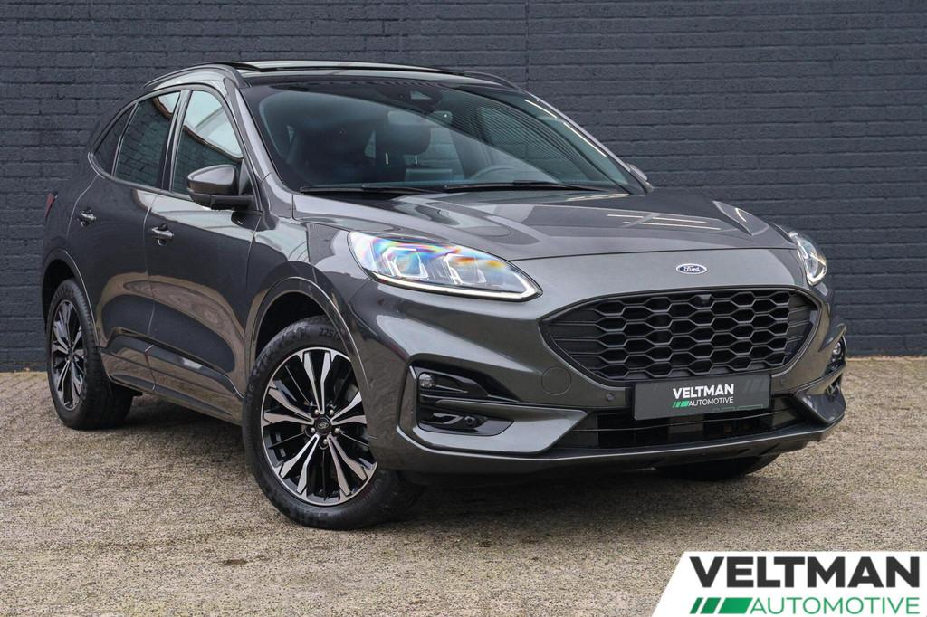 Ford Kuga 2.5 PHEV ST-Line X PANO TREKHAAK ADAPTIVE CRUISE H, Adaptive Cruise Control, Gebruikt, 4 cilinders, Leder