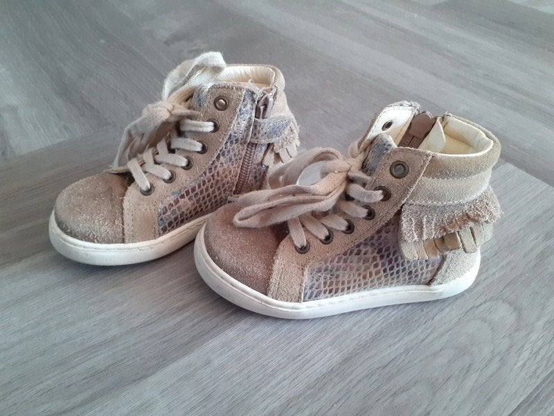 Hush Puppies lederen veterschoentjes, Maat 23, Gebruikt, Meisje, Hush Puppies, Schoenen