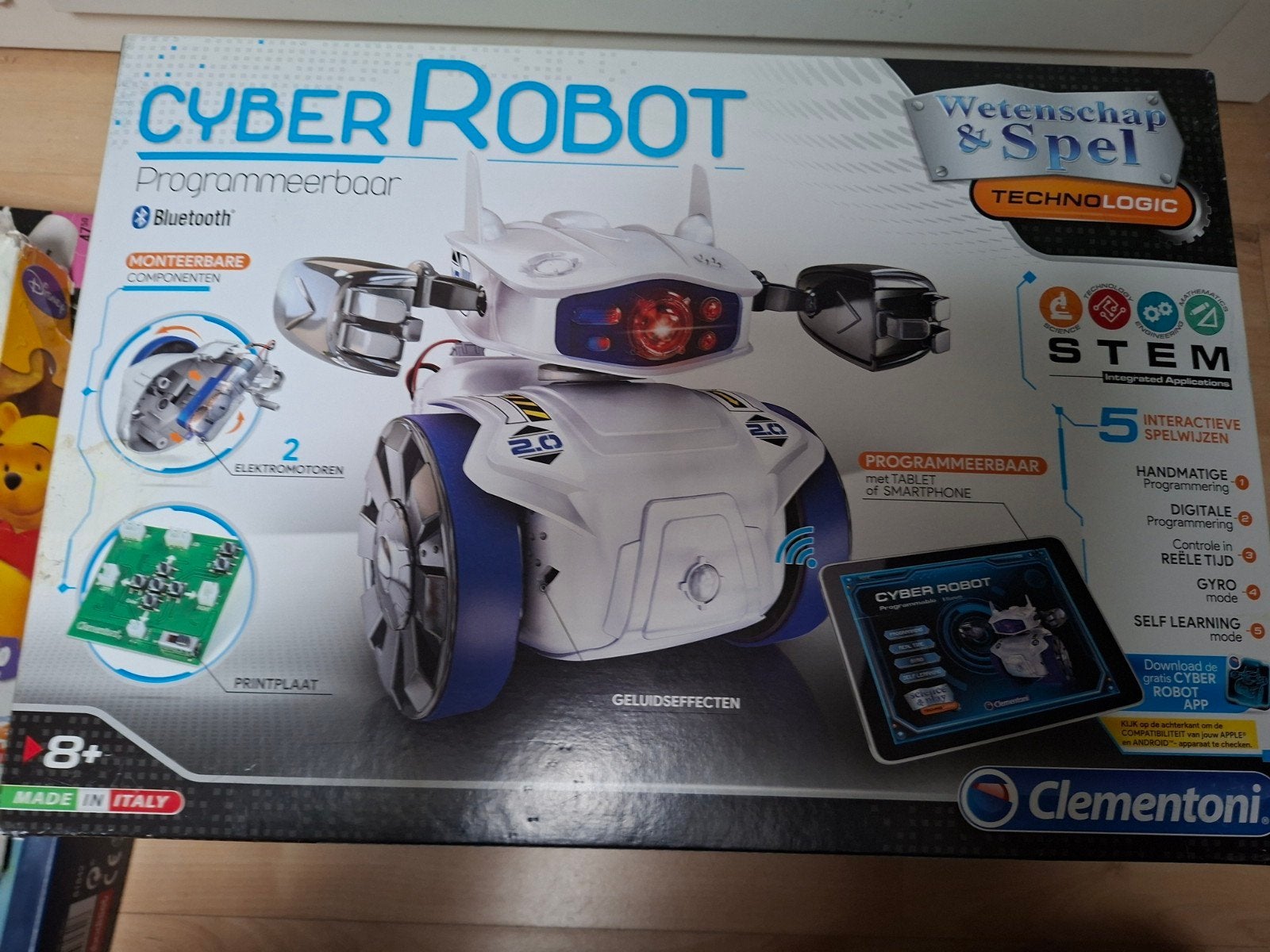 Clementoni Cyber Robot Programmeerbaar Speelgoed, Ophalen, Nieuw, Bouwen, Met geluid