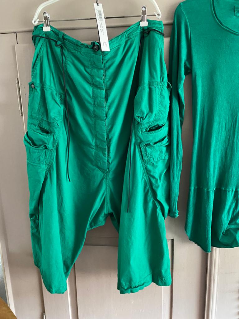 zomers set : broek (€460) + shirt Rundholz Dip mt. XL, Kleding | Dames, T-shirts, Rundholz, Ophalen of Verzenden, Zo goed als nieuw