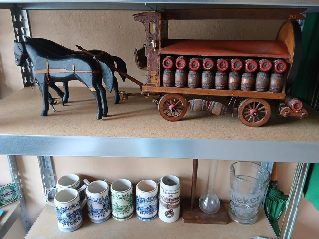 Heineken paard en wagen handgemaakt, Verzamelen, Biermerken, Ophalen, Viltje(s), Heineken