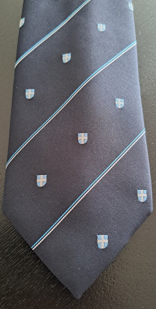 Zwolle Gemeente stropdas Gemeentewapen, Kleding | Heren, Ophalen of Verzenden, Nieuw, Blauw
