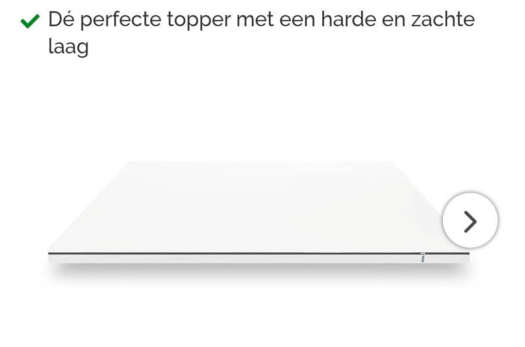 topper matras Emma., Computers en Software, Ophalen of Verzenden