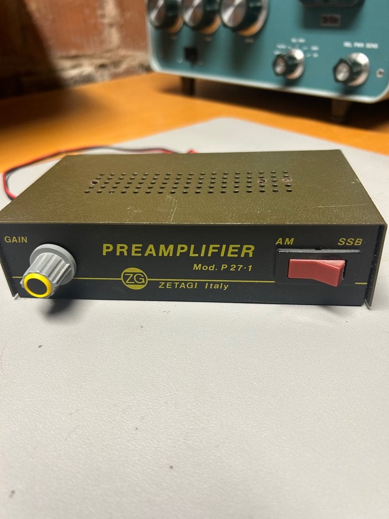 ZG Zetagi P 27-1 Preamplifier, Telecommunicatie, Verzenden, Gebruikt, Ontvanger
