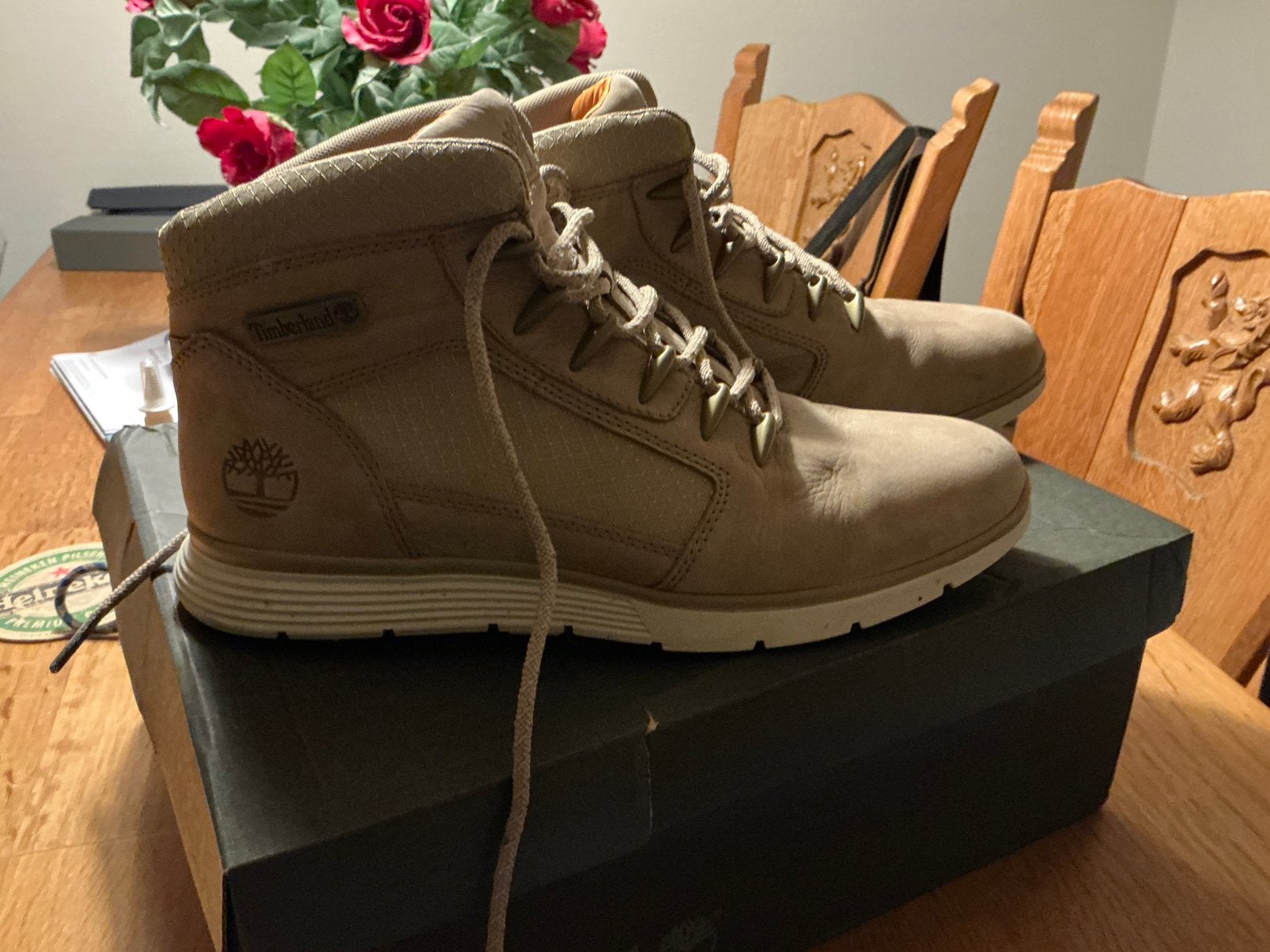Timberlands, Kleding | Heren, Ophalen of Verzenden, Zo goed als nieuw, Bruin, Boots