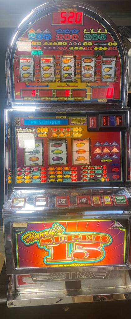 Gokkast Harry’s super 15, Verzamelen, Automaten | Gokkasten en Fruitautomaten, Zo goed als nieuw, Euro, Ophalen