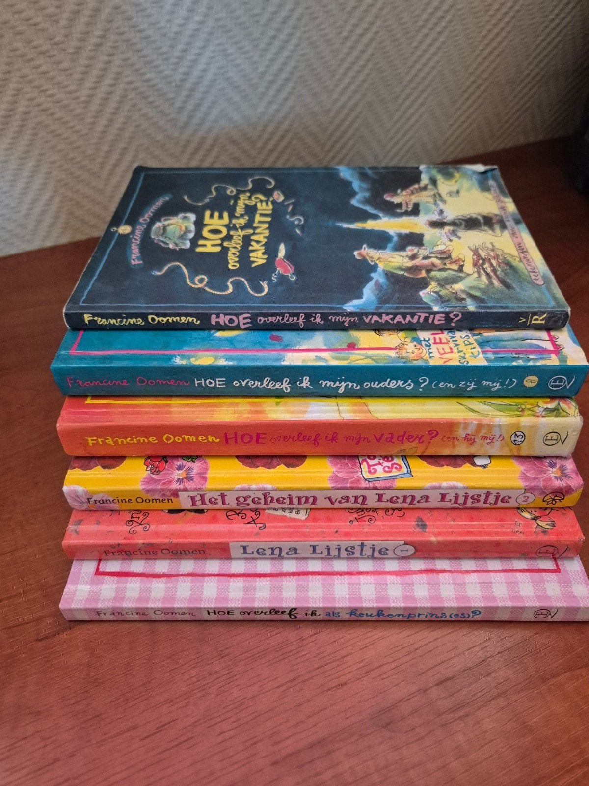 Francine Oomen boeken, Ophalen, Gelezen