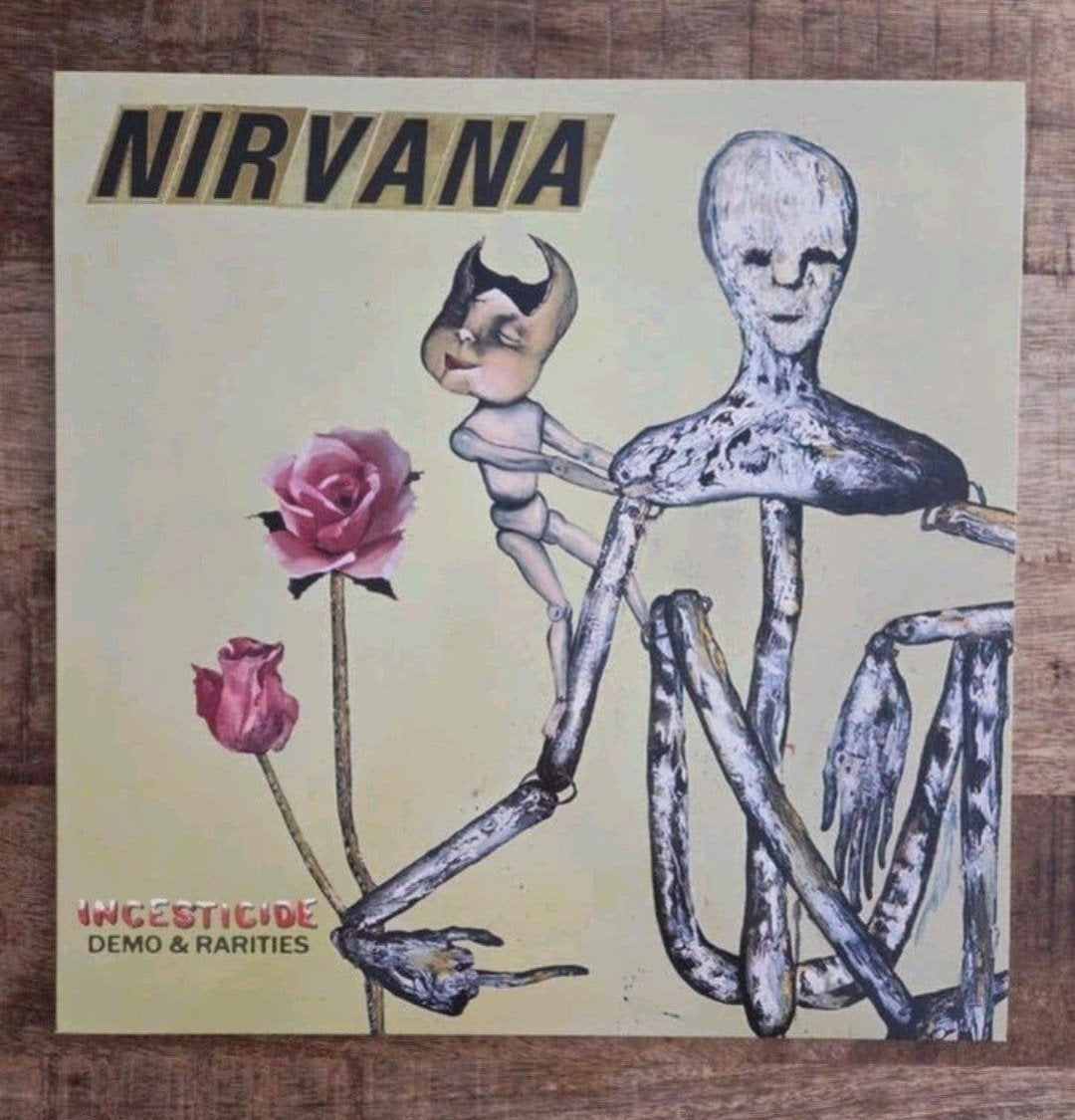 Lp nirvana incesticide demo & rarities, Cd's en Dvd's, Vinyl | Rock, Ophalen of Verzenden, Zo goed als nieuw, 12 inch