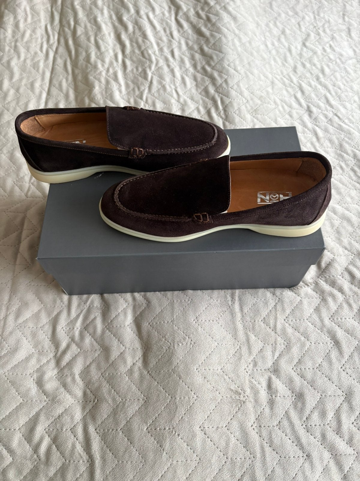 Te koop schoenen loafers suède maat 39, Bruin, Nieuw, Loafers, Ophalen