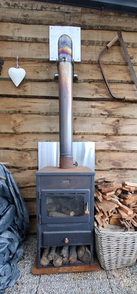 Houtkachel, Huis en Inrichting, Kachels, Ophalen, Gebruikt, Houtkachel, Vrijstaand