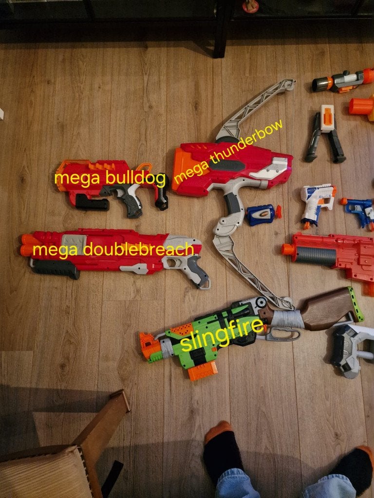 ENORME NERF collectie!, Kinderen en Baby's, Speelgoed | Buiten | Actiespeelgoed, Ophalen, Gebruikt