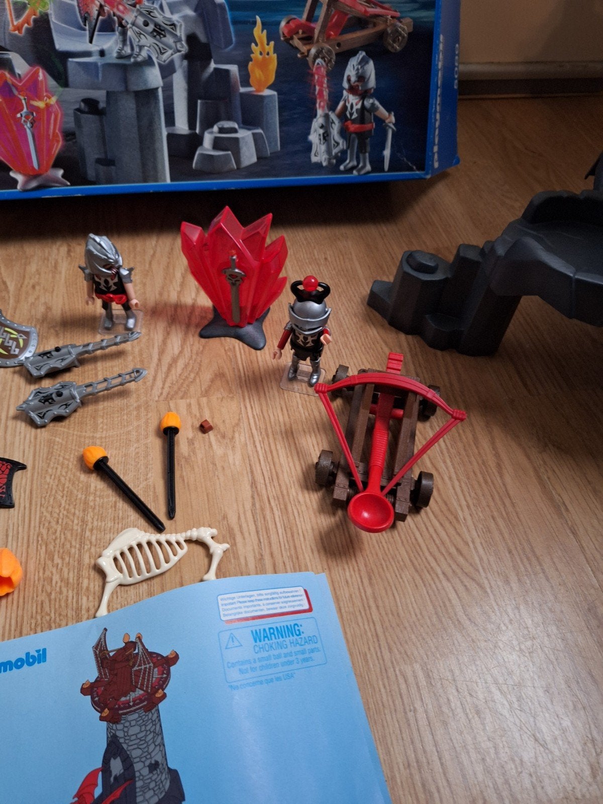 Foto 4 van In doos Playmobil set Kerker van de Drakenridders 5089, boek