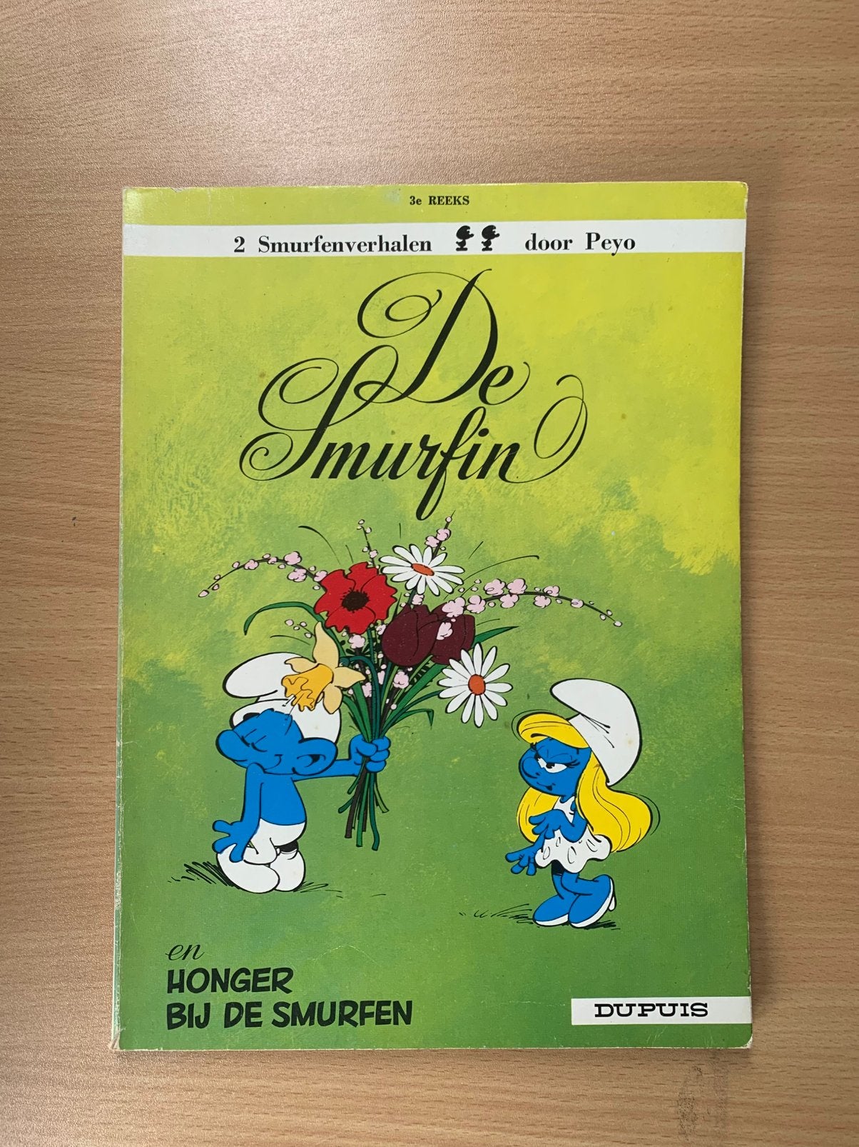 Leuk stripboek van de smurfin, Ophalen of Verzenden, Zo goed als nieuw