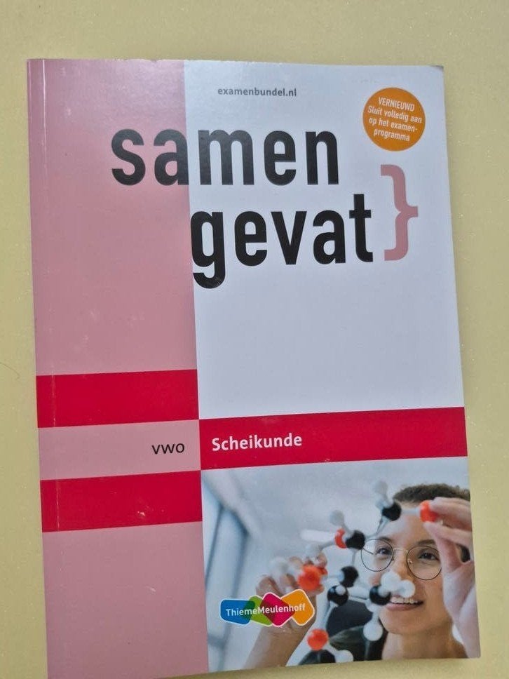 Samengevat Scheikunde VWO - Examenbundel, Boeken, Ophalen of Verzenden, Beta, Zo goed als nieuw