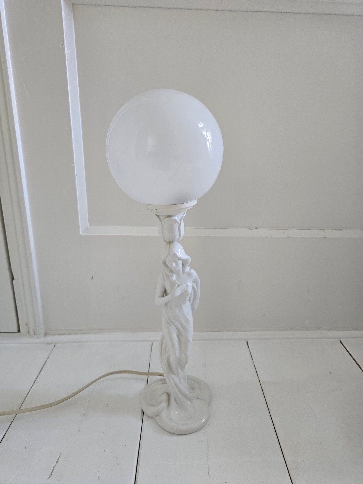Prachtige Vintage Art Deco Tafellamp – V. Bassano (Italië, J, Huis en Inrichting, Lampen | Tafellampen, Ophalen of Verzenden