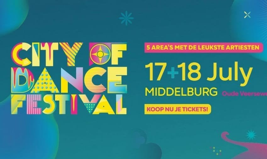 City of Dance Festival Middelburg 18-07-2026, Tickets en Kaartjes, Concerten | Dance, Drie personen of meer, Juli