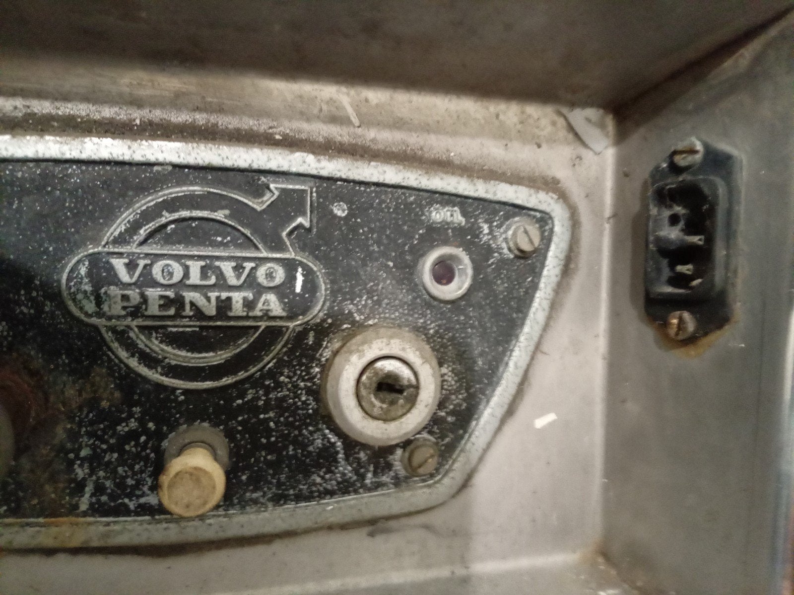 Volvo Penta Bedieningspaneel - Vintage Boot Motorpaneel, Ophalen of Verzenden, Gebruikt, Motor en Techniek