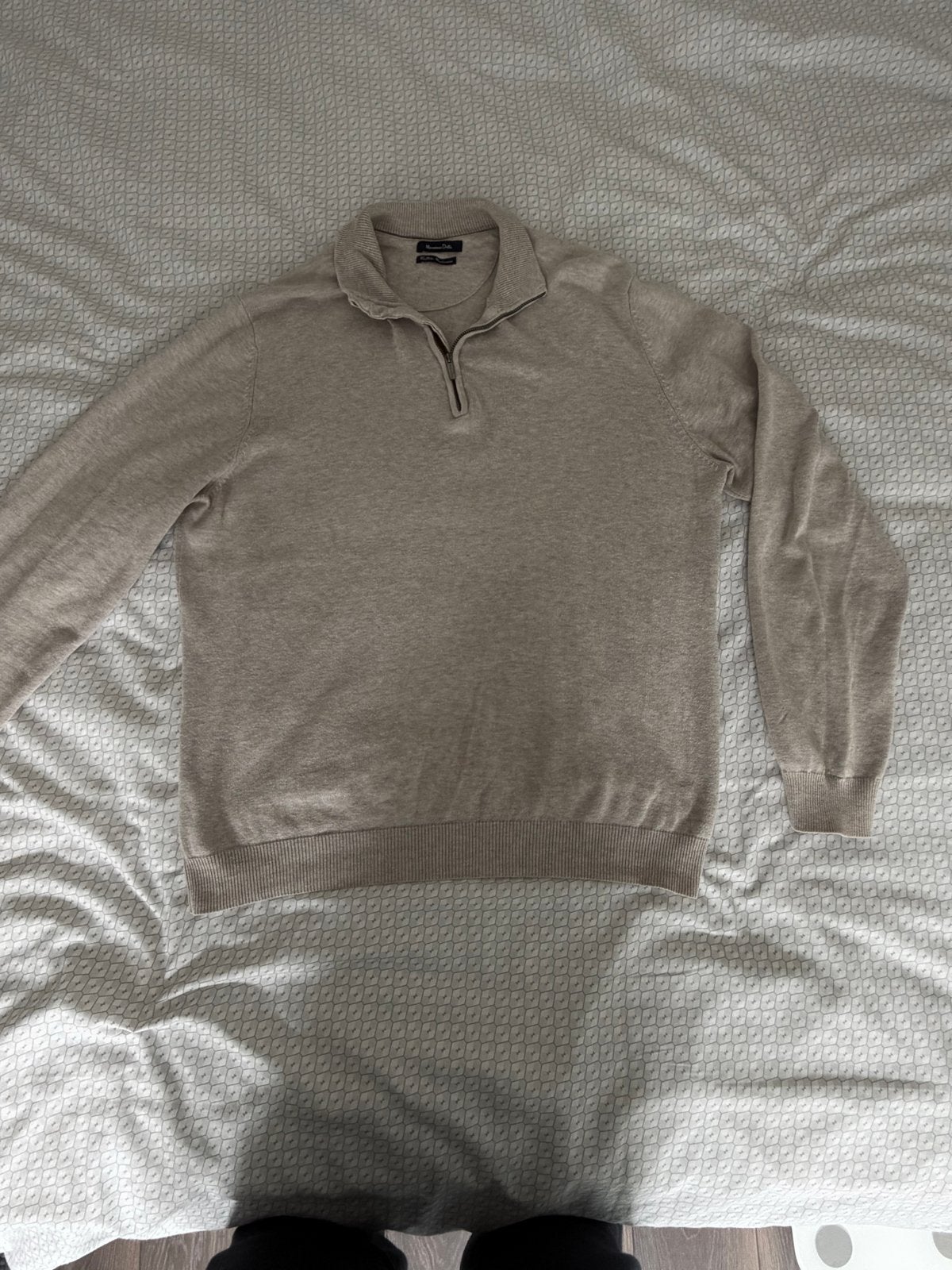Massimo Dutti Trui Maat M, Kleding | Heren, Truien en Vesten, Ophalen of Verzenden, Zo goed als nieuw, Maat 48/50 (M), Beige