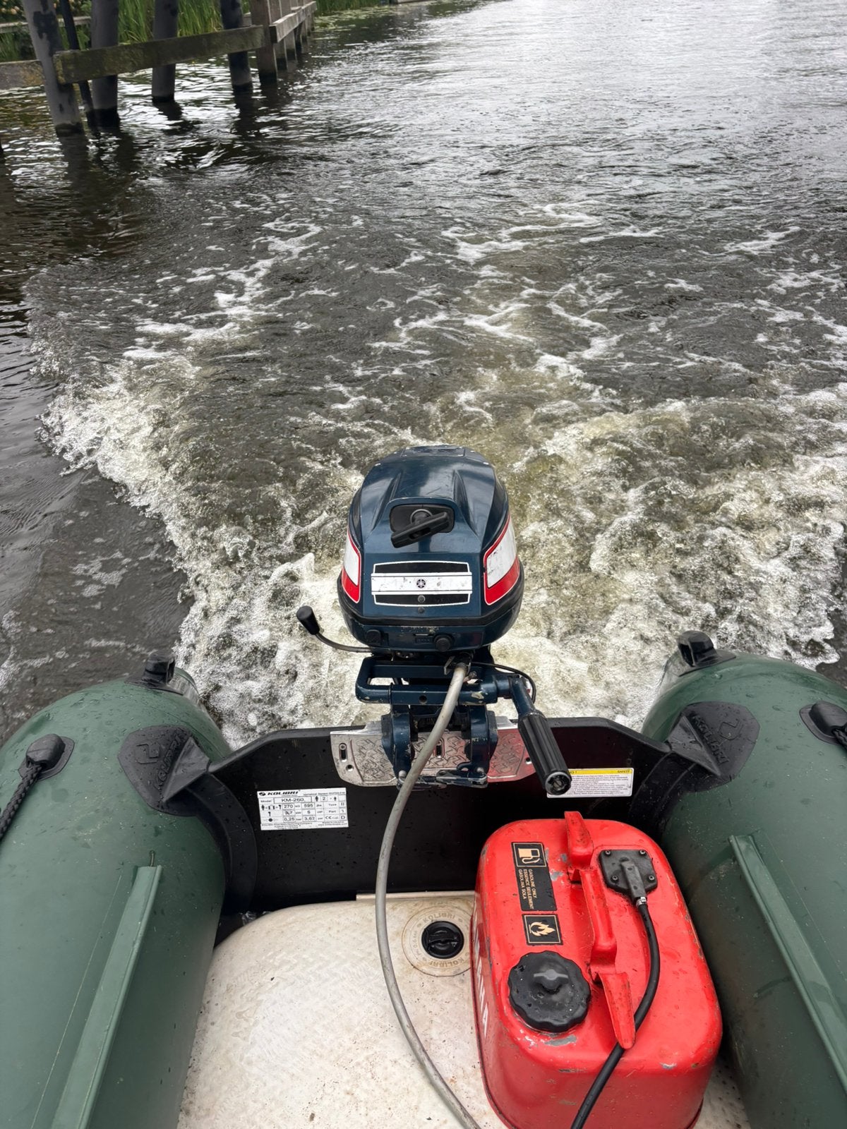 Kolibri km260d met 5 pk yamah, Watersport en Boten, Ophalen of Verzenden, Zo goed als nieuw, Motorboot