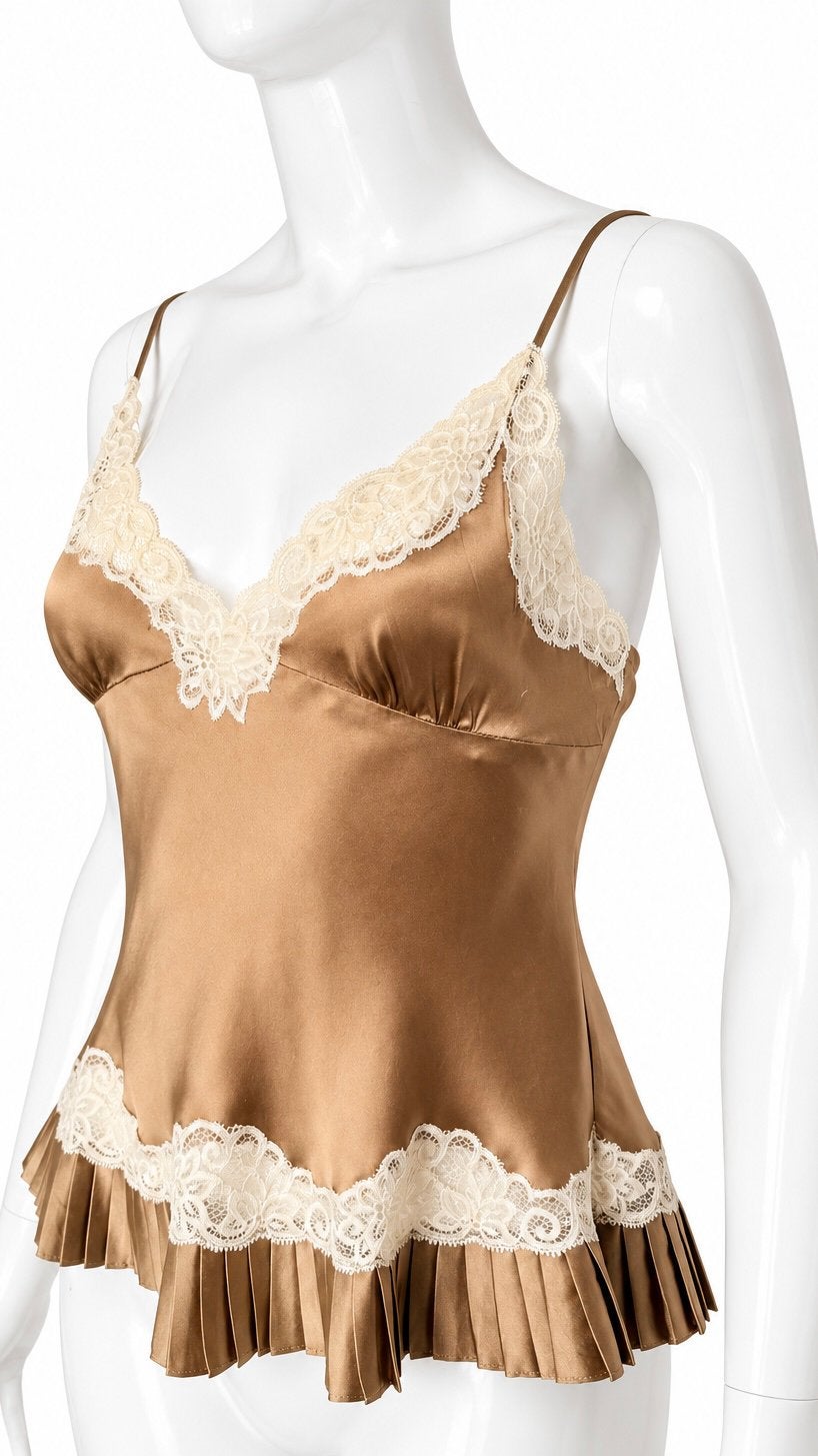DTLM SILK TOP MAAT 40 (NEW €189) ALS NIEUW 💖💖💖, Beige, Ophalen of Verzenden, Zo goed als nieuw, Maat 36 (S)