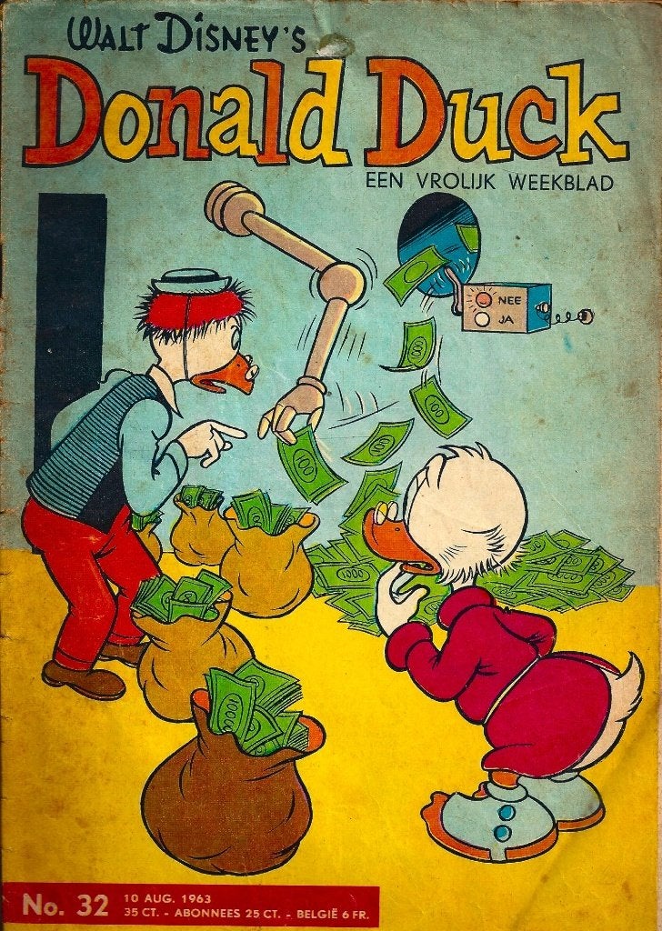 Donald Duck 1963 Nr 32, Boeken, Eén comic, Ophalen of Verzenden, Gelezen, Europa