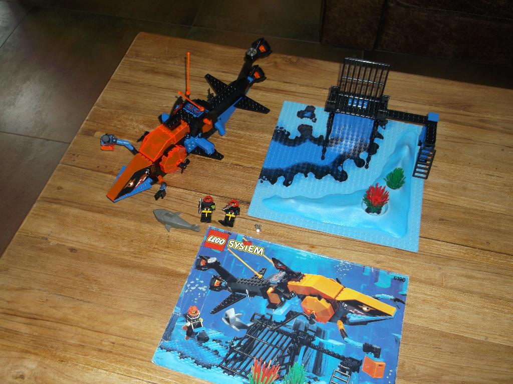 lego 6190 Shark's Crystal Cave, Gebruikt, Lego, Ophalen of Verzenden, Compleet