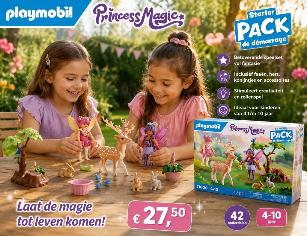 Playmobil Princess Magic Starter Pack, Nieuw, Princess, Figuren, Complete set