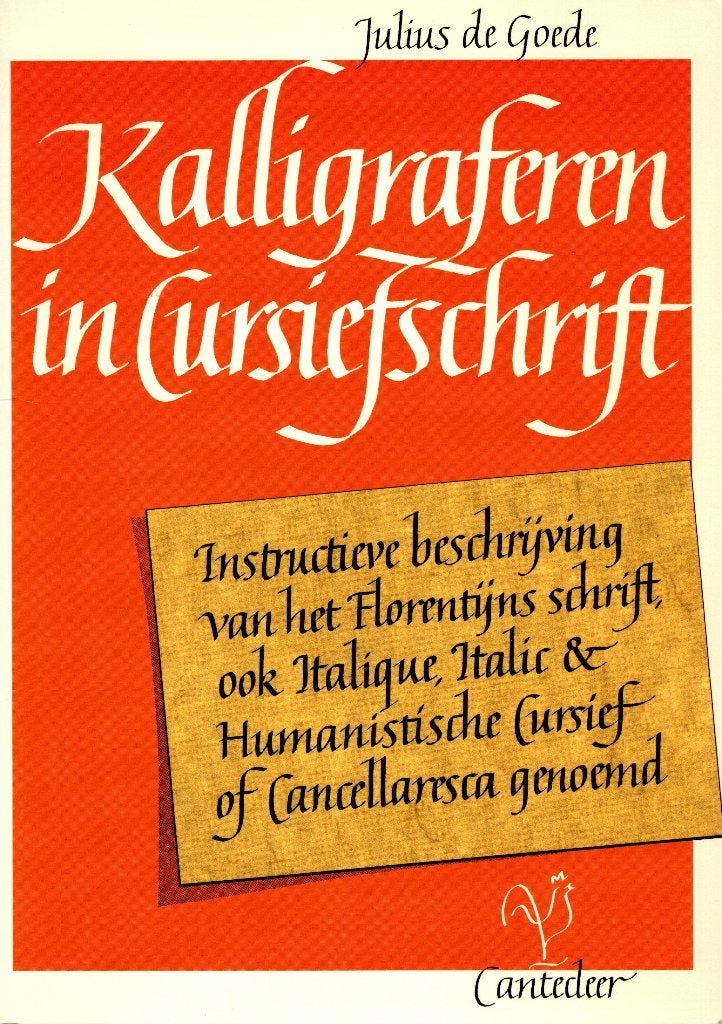 Kalligraferen in cursiefschrift. Instructieve beschrijving v, Ophalen of Verzenden, Zo goed als nieuw, Overige onderwerpen