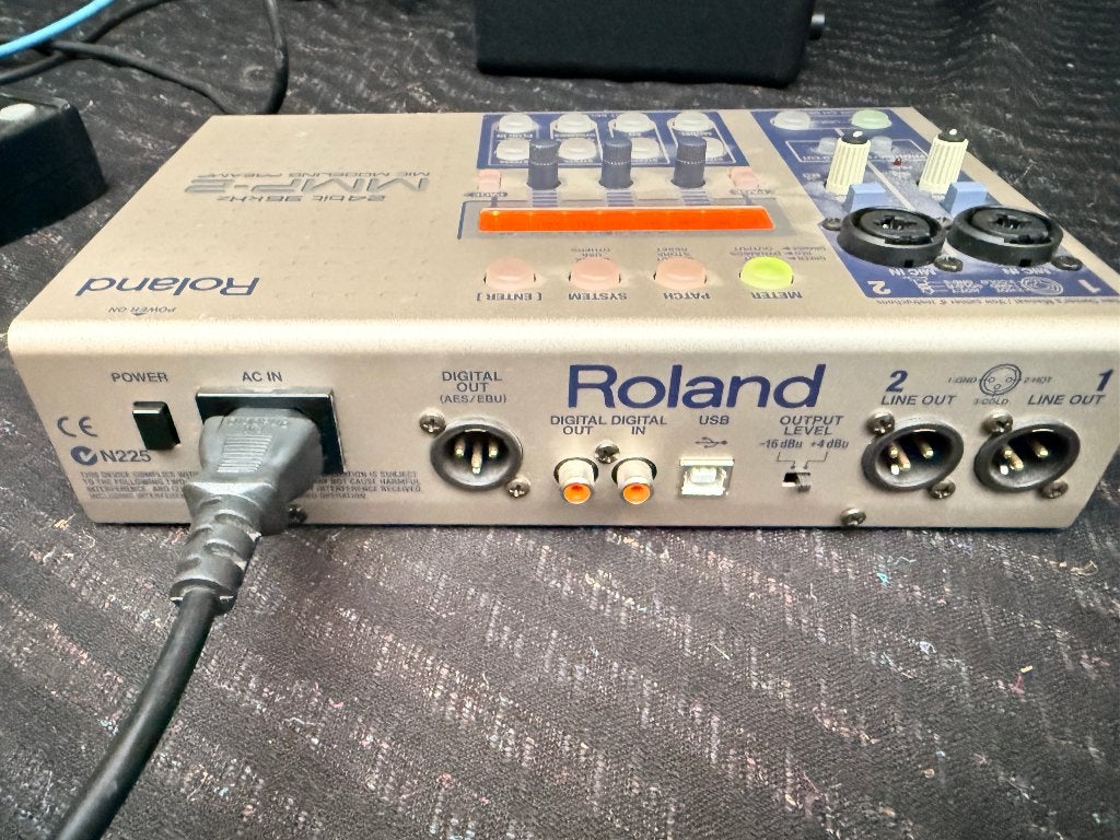 Roland MMP-2 Mic Modeling Preamp — 2-Channel 24-bit/96kHz, Audio, Tv en Foto, Ophalen of Verzenden, Zo goed als nieuw