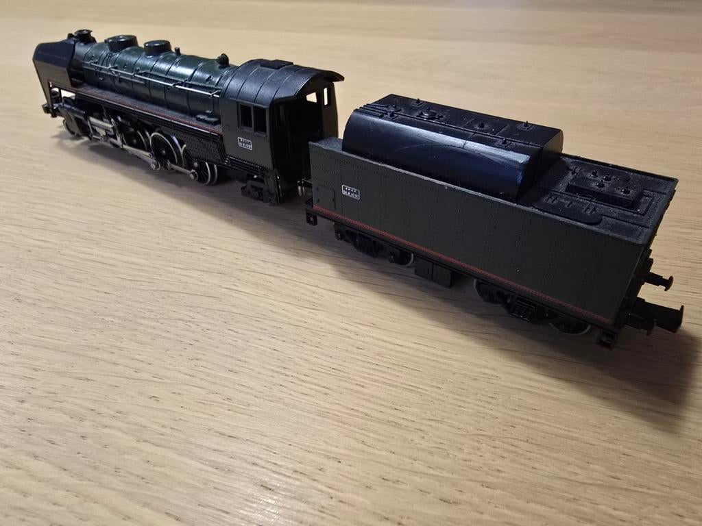 Prachtige Lima HO locomotief met tender in topstaat €59, Ophalen of Verzenden, Zo goed als nieuw, Lima, Gelijkstroom