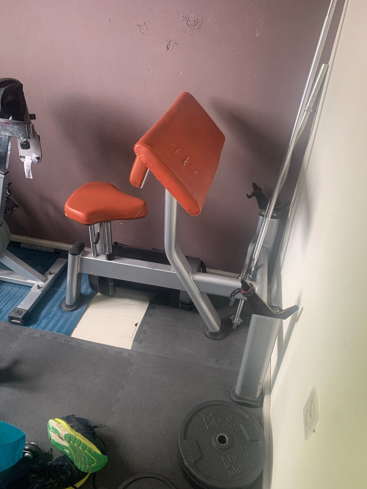Bicep Curl Krachtstation - Gebruikt, Gebruikt, Krachtstation, Armen, Ophalen of Verzenden