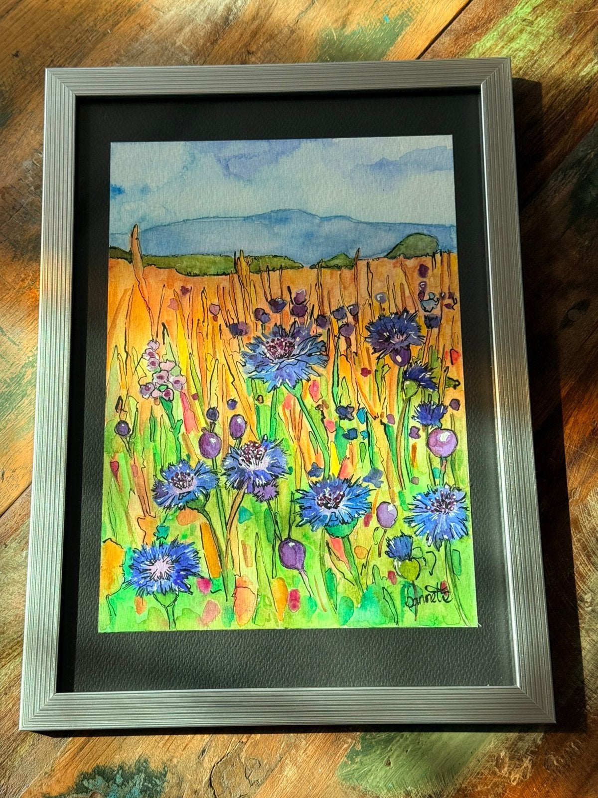 Landschap Korenbloemen, Verzenden
