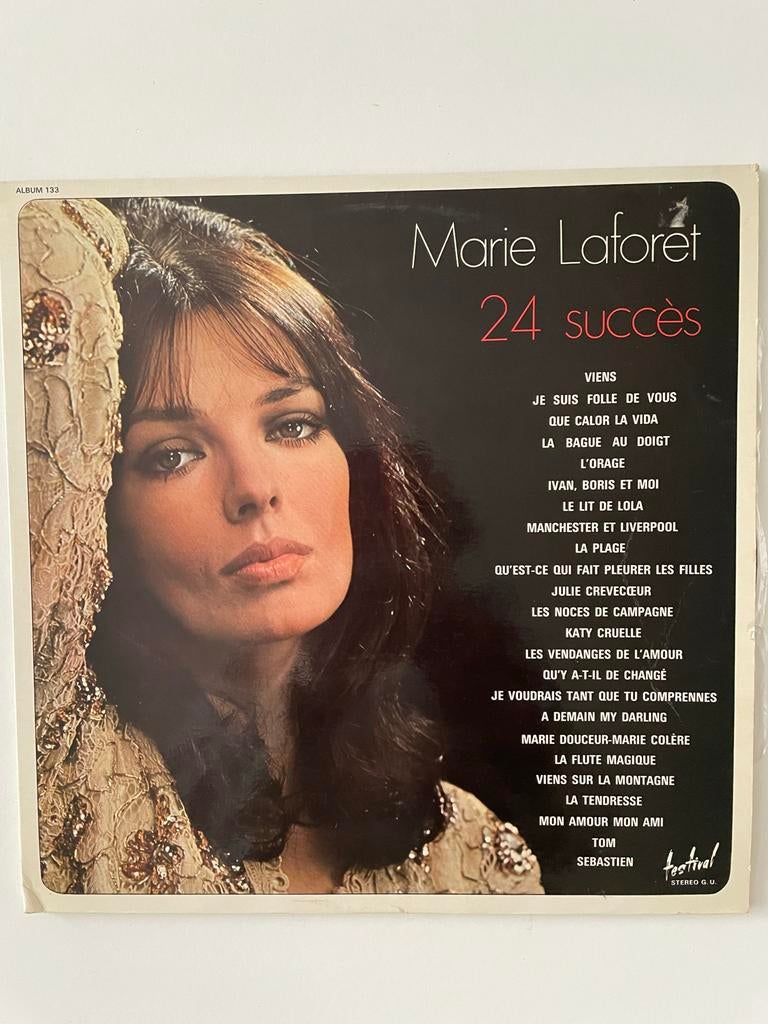 Marie Laforêt - 24 Succès (Vinyl LP), Cd's en Dvd's, Gebruikt, Ophalen of Verzenden, 1970 - 1979, Complilatie