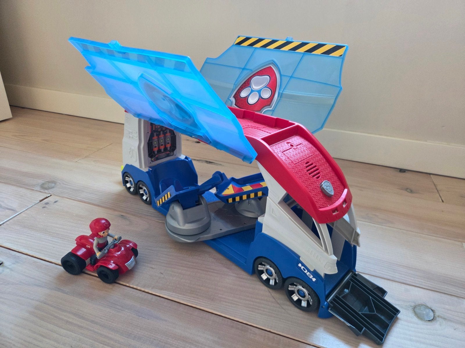 Paw Patrol Paw Patroller Transformer met Ryder, Ophalen of Verzenden, Zo goed als nieuw