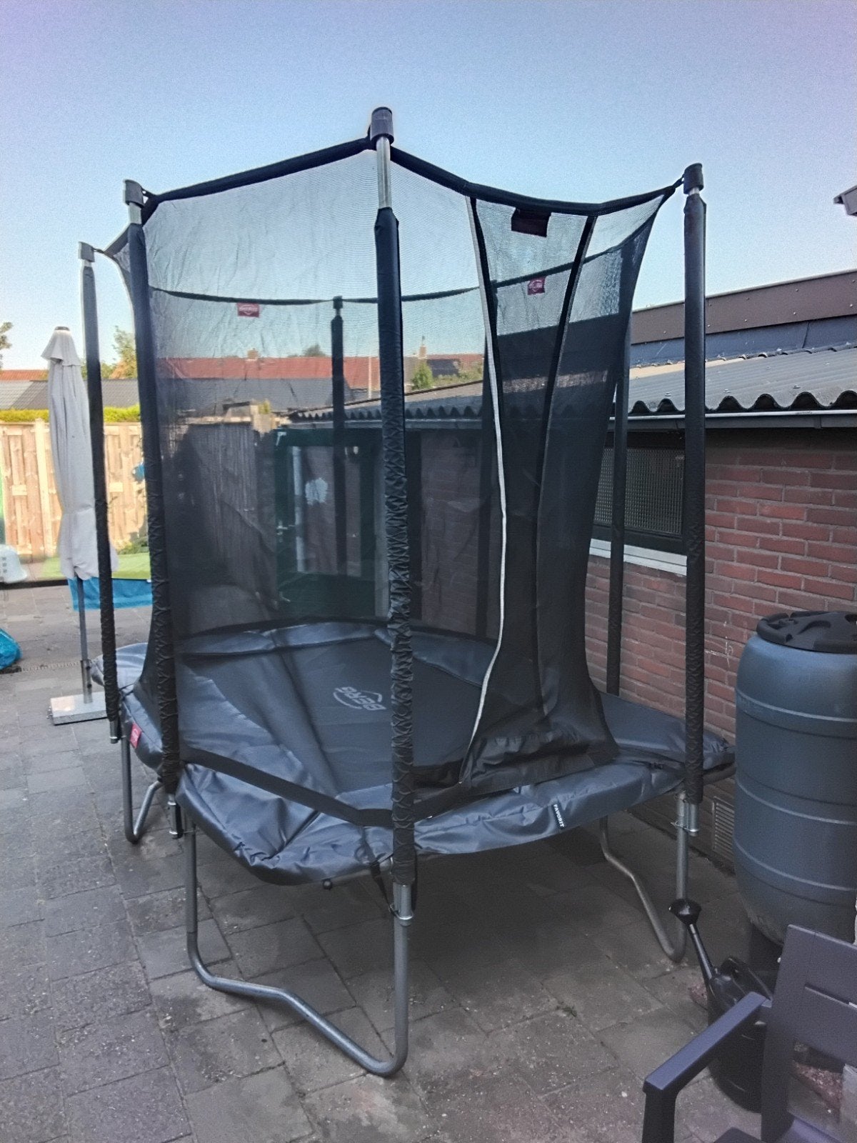 Beschermrand trampoline Berg favorit 280x190 Grijs, Ophalen