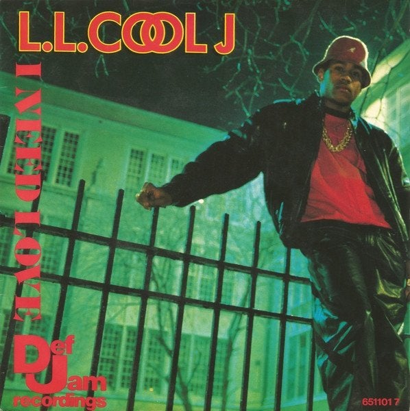 Hip Hop Single (1987) L L Cool J - I Need Love., Gebruikt, Fotohoes, 7 inch, Ophalen of Verzenden