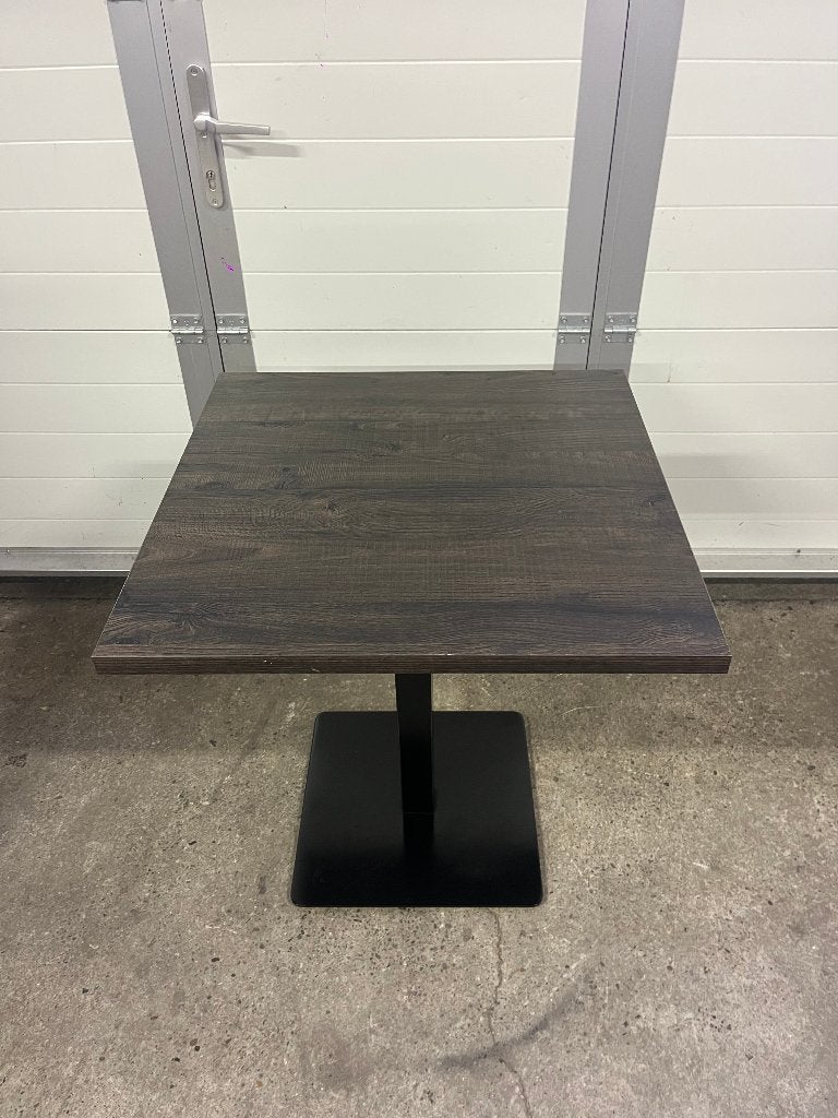 10 stuks horeca restaurant tafels 70x70 cm houtlook bruin, Ophalen