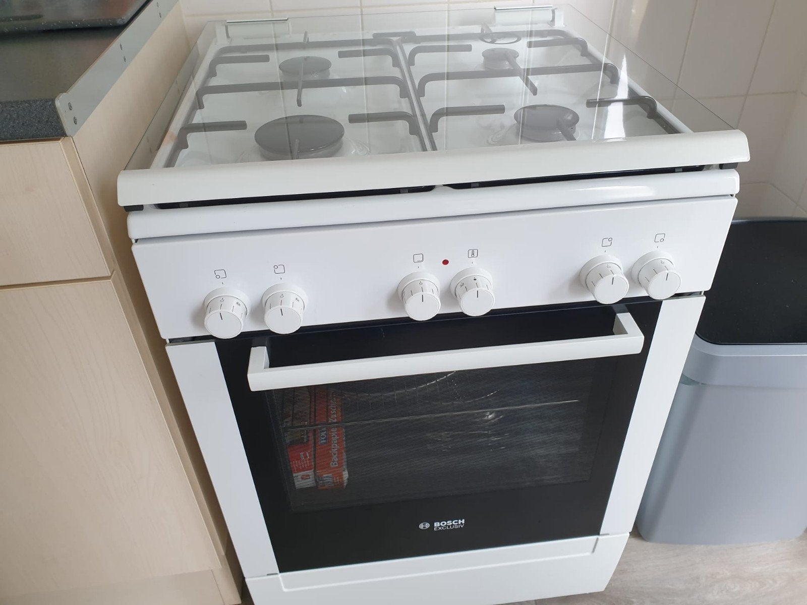 Mooi gasfornuis., Witgoed en Apparatuur, Fornuizen, Minder dan 85 cm, 60 cm of meer, Zo goed als nieuw, Gas