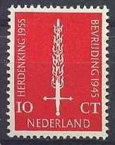 Nederland NVPH nr 660 ongebruikt Bevrijding 1955, Ophalen of Verzenden, Na 1940, Postfris