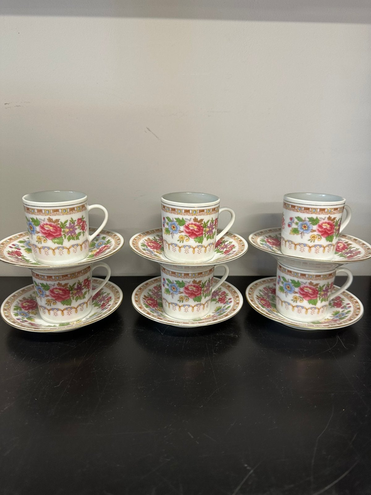 Espresso kopjes Chinees porselein 6 stuks, Ophalen of Verzenden