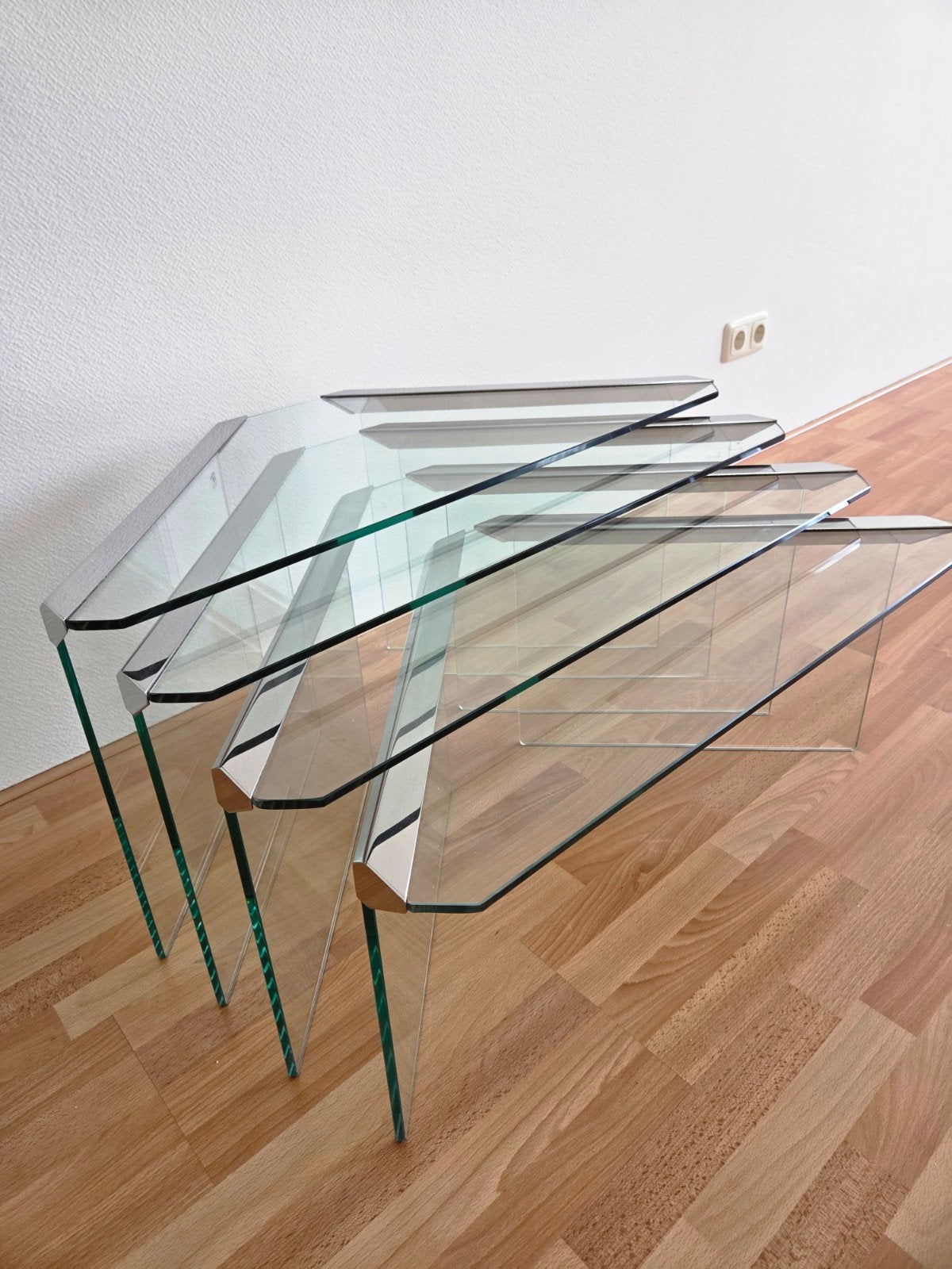 Retro Jaren '80 Design Tafeltjes - Galotti Radice, Ophalen, Gebruikt, 50 tot 100 cm, 50 tot 100 cm