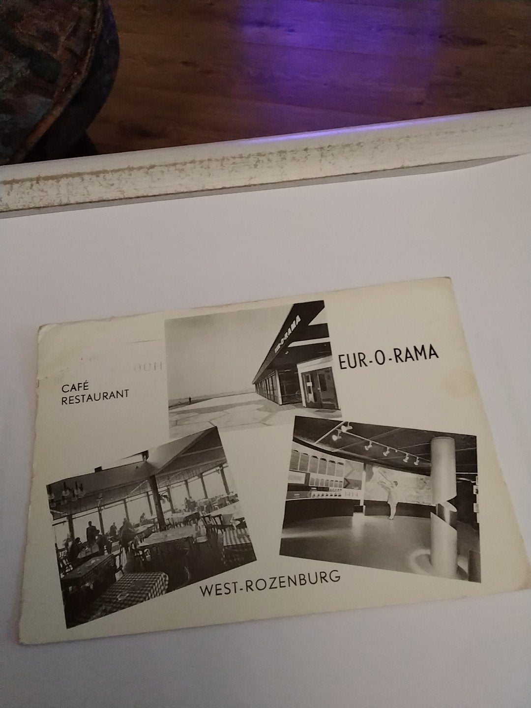 Oude Ansichtkaart Cafe Restaurant EUR-O-RAMA West-Rozenburg, Ophalen of Verzenden