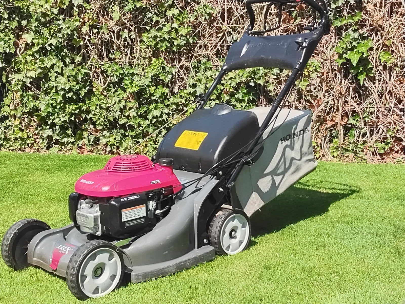 HONDA HRX 476 KUNSTOF MAAIDEK AANGEDREVEN, Tuin en Terras, Ophalen, Gebruikt