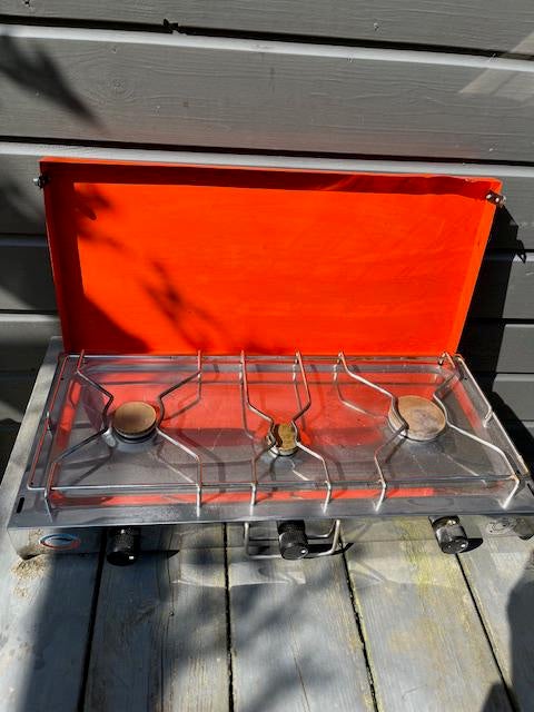 Vintage camping kooktoestel op gas, Ophalen of Verzenden, Gebruikt