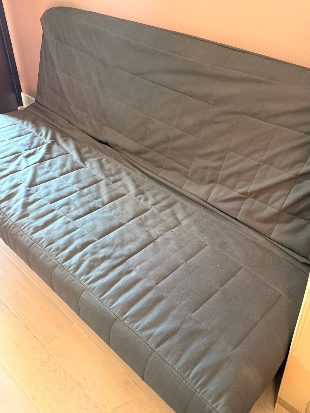 Ikea slaapbank 200CM, Ophalen, Gebruikt, Tweepersoons, 140 cm