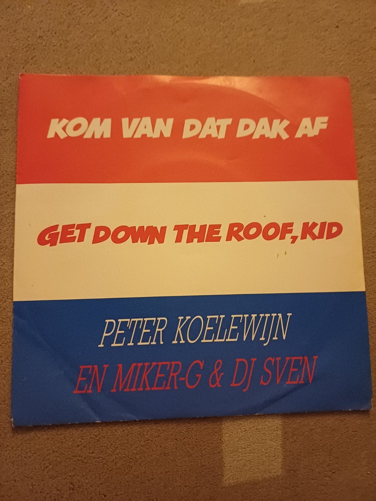 Peter Koelewijn - Kom Van Dat Dak Af (Vinyl Single), LP, Gebruikt, 7 inch, Ophalen of Verzenden