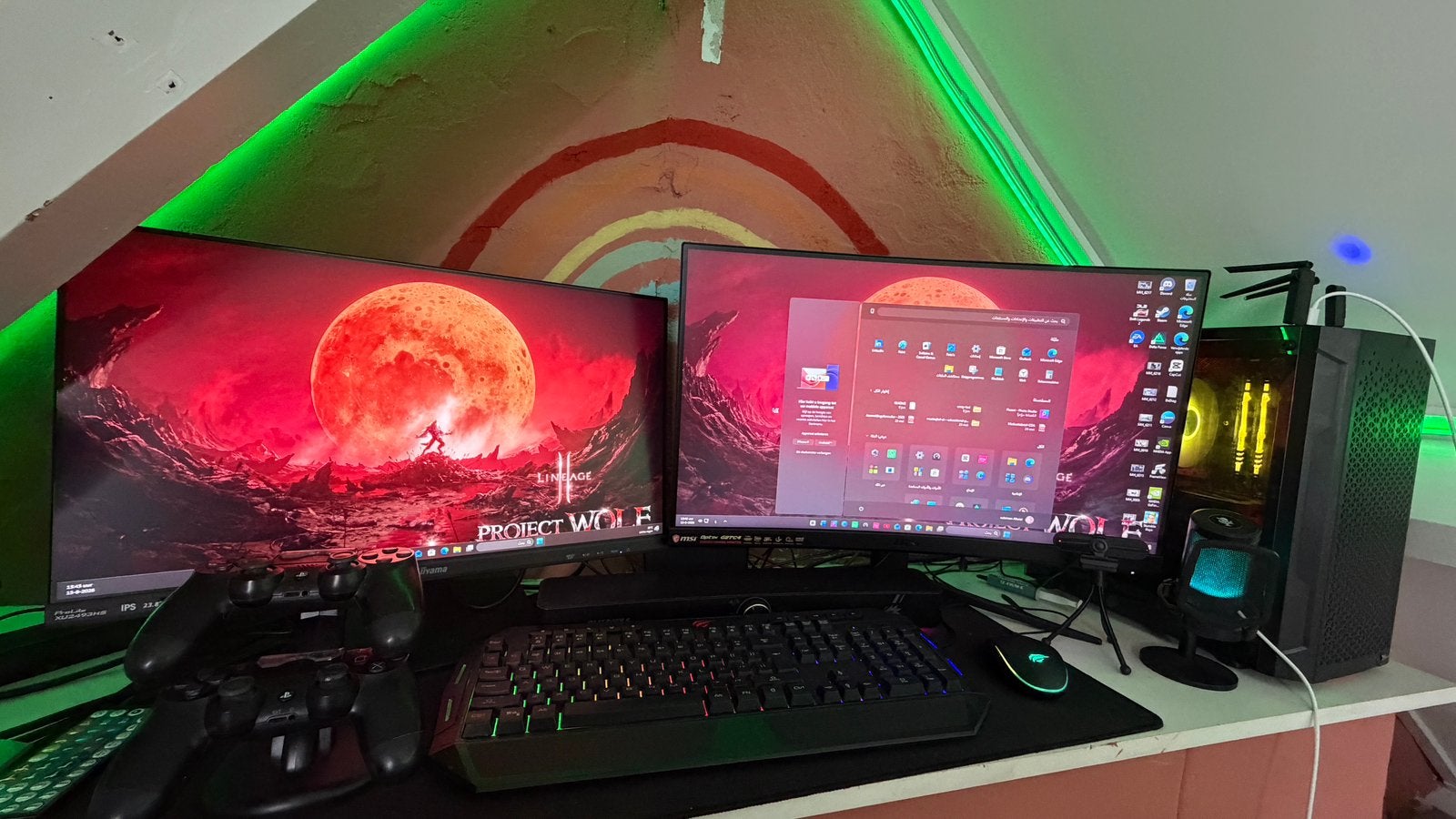 Complete gaming PC setup Ryzen 7 5700X RTX 3050 8GB 48GB RAM, Ophalen, Gebruikt, Overige genres, 1 speler