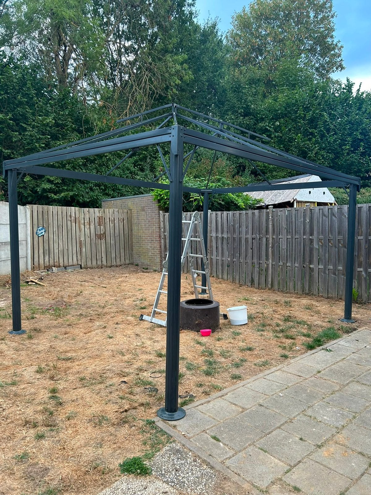 Paviljoen 3x4m, Tuin en Terras, Partytenten, Ophalen, Gebruikt, Minder dan 4 meter, Minder dan 5 meter
