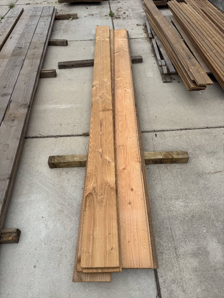Douglas planken T&G profiel, Ophalen, Zo goed als nieuw, 250 cm of meer, Planken